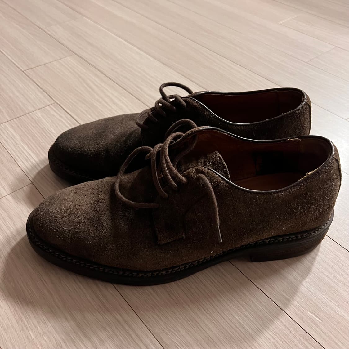 장까를로모렐리 스웨이드 더비 255~260 상품이미지2