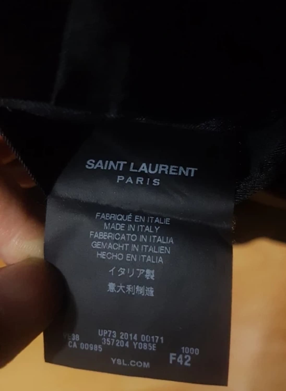 에디슬리먼 생로랑 14시즌 르 스모킹 블레이저 42f사이즈 우먼 상품이미지8