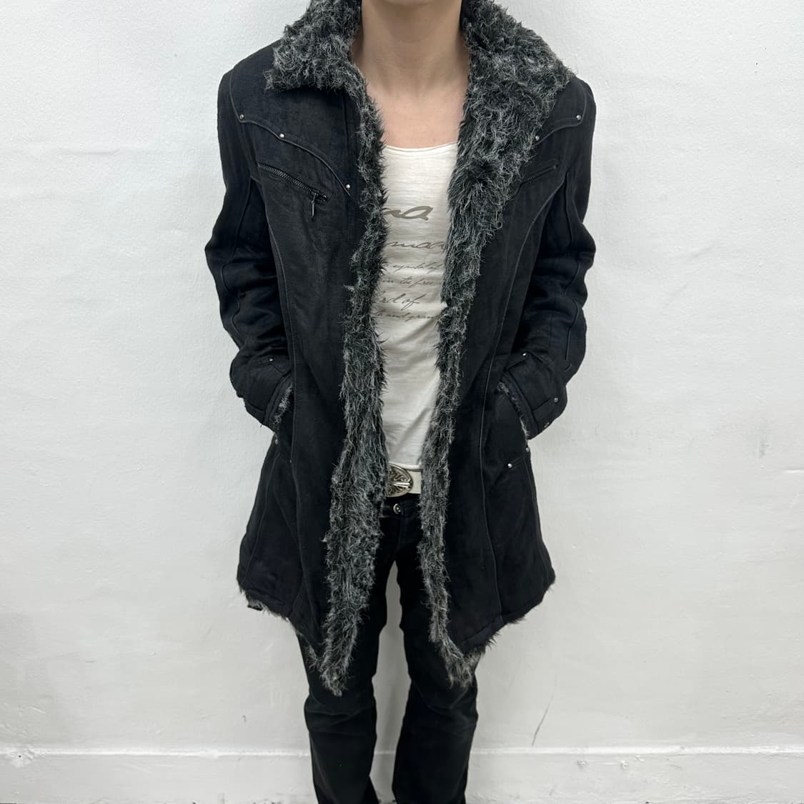 In the attic fur trimming jacket 상품이미지1