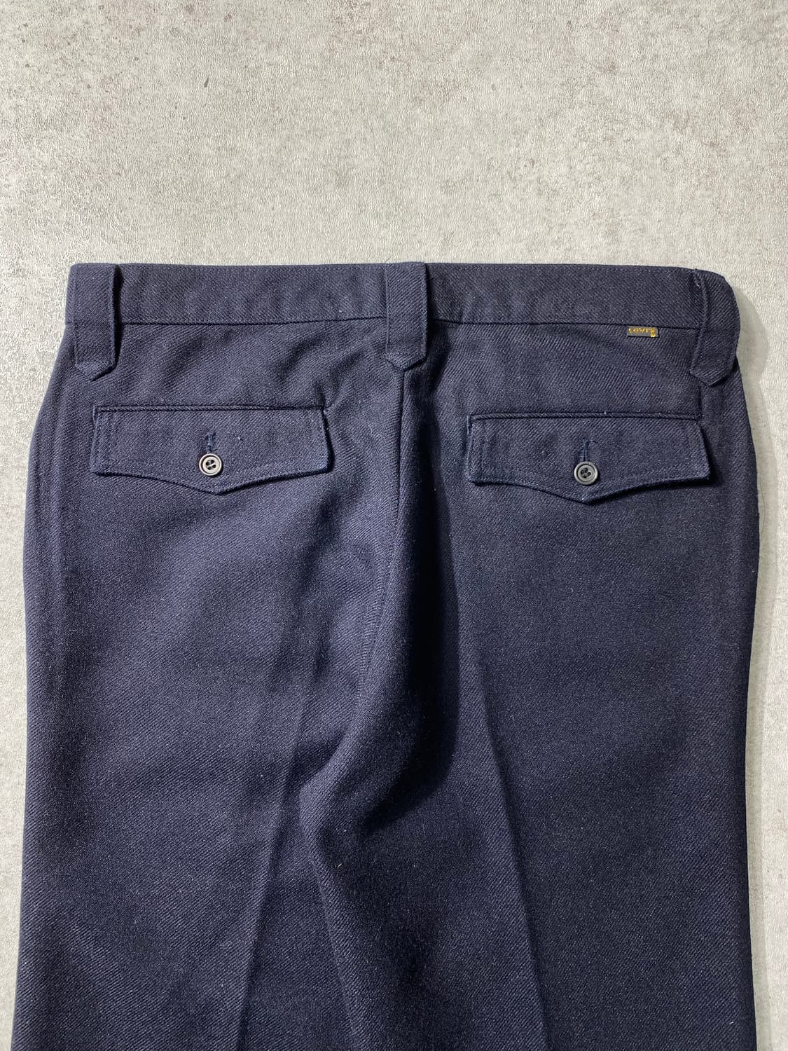 [32] 80s Levi's 리바이스 부츠컷 슬랙스 다크네이비 상품이미지6