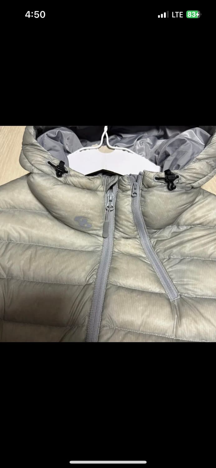 산산기어 서픽스 푸퍼 자켓 그레이 - 24FW 상품이미지2