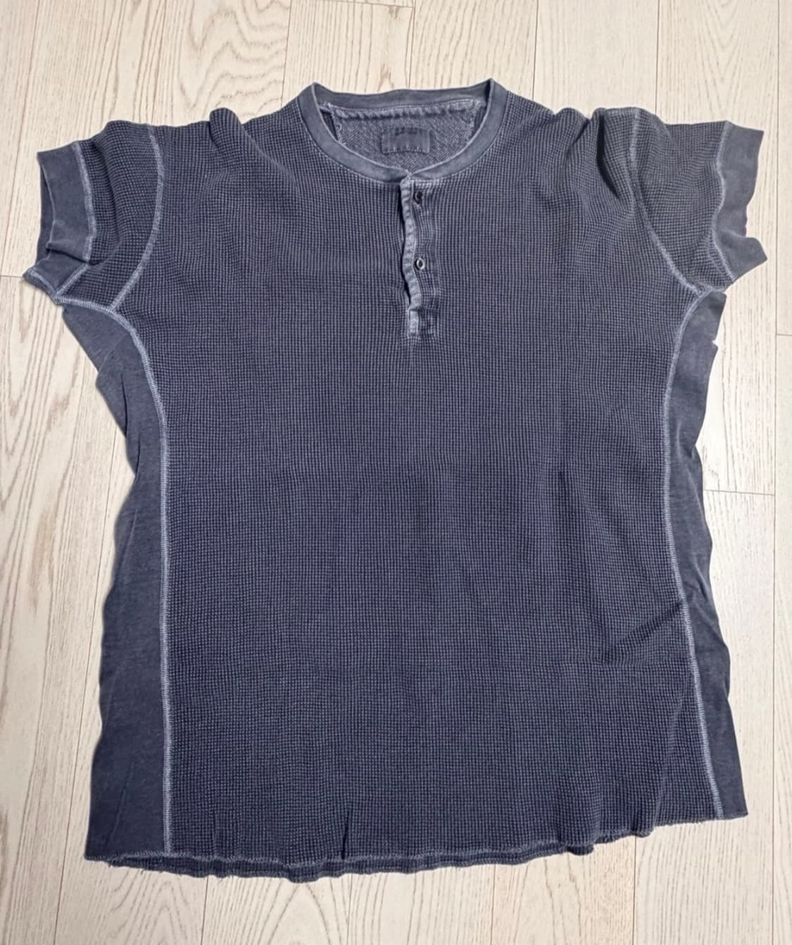 (이번주만가격인하)헤이스트 써멀 와플 헨리넥 티셔츠 3매 일괄 상품이미지4