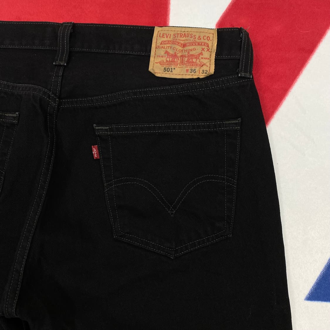 리바이스 501 블랙진 36 상품이미지4