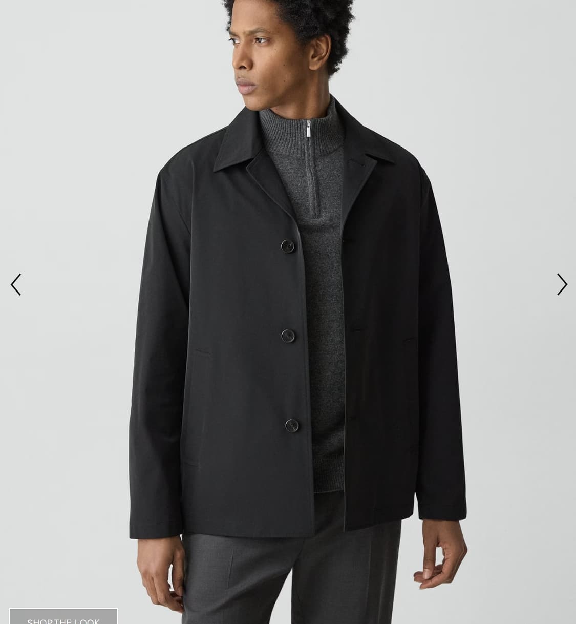 띠어리 파운데이션트윌 셔츠자켓 L 상품이미지6