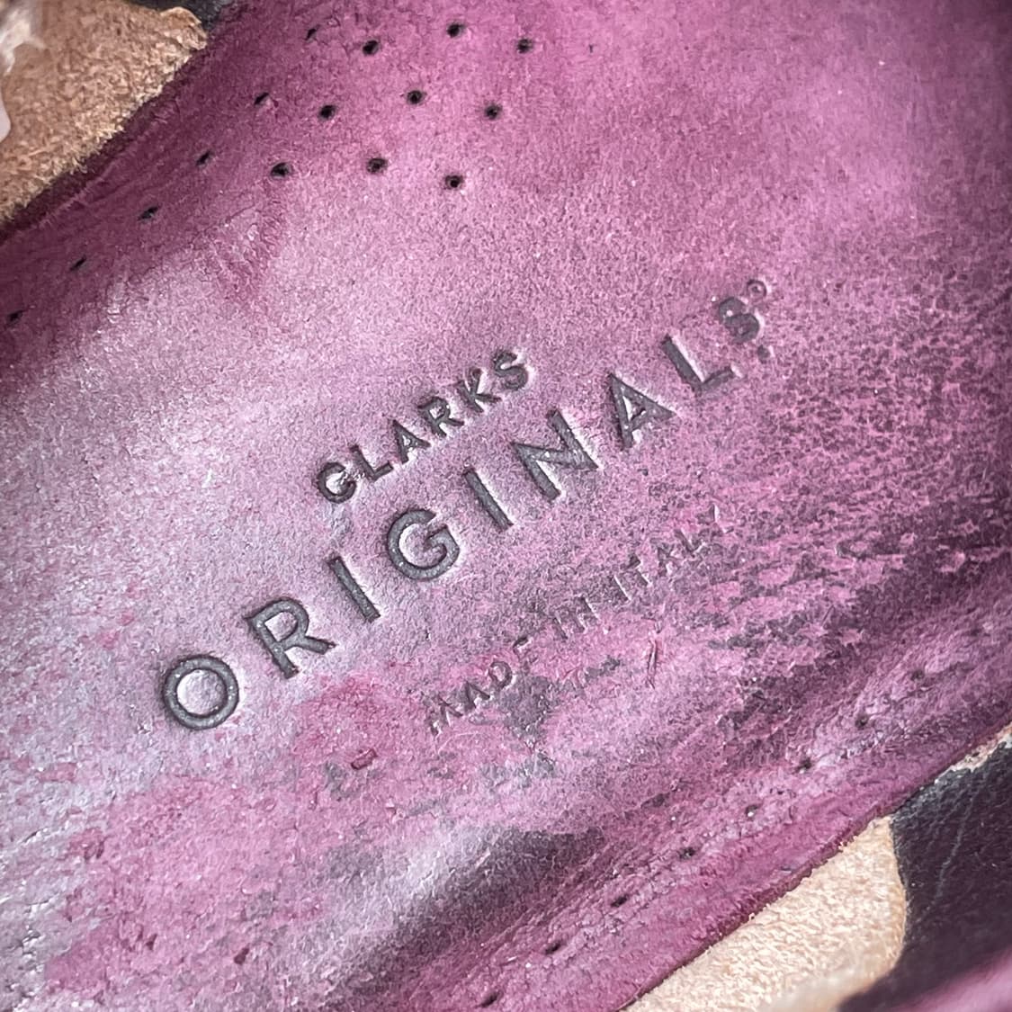 [245] 클락스 왈라비 PURPLE made in italy 상품이미지9