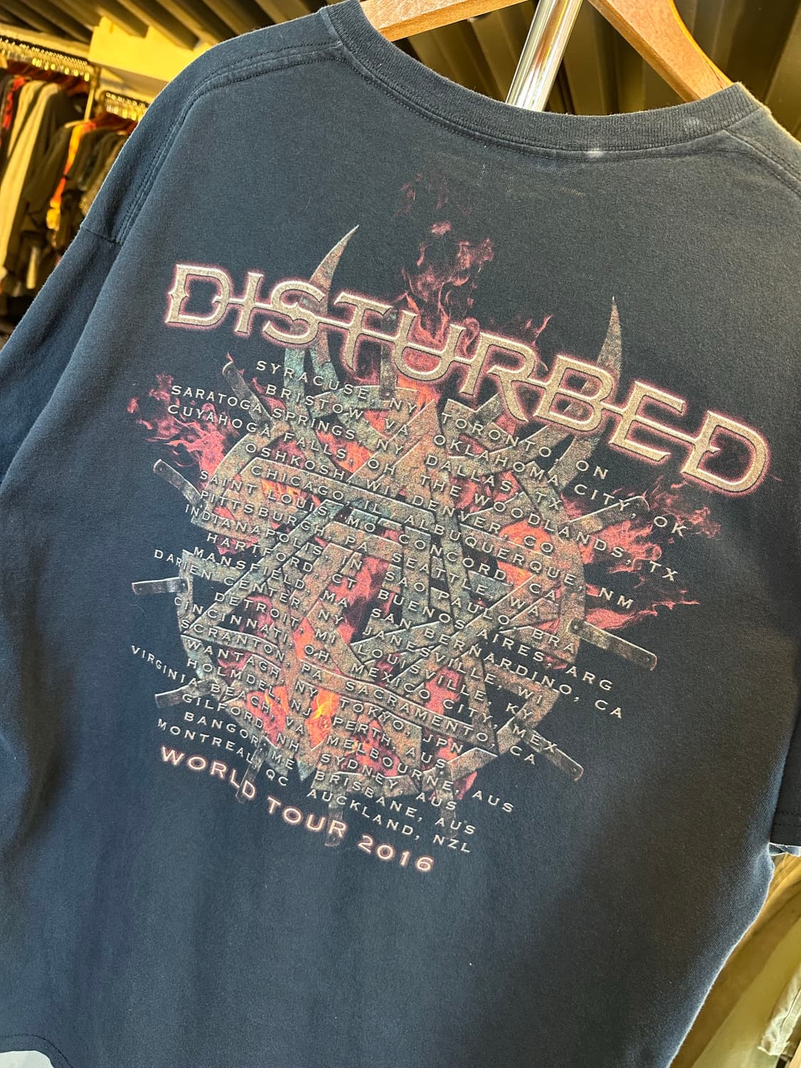 디스터브드 Disturbed 락밴드 투어 2016 티셔츠 상품이미지6