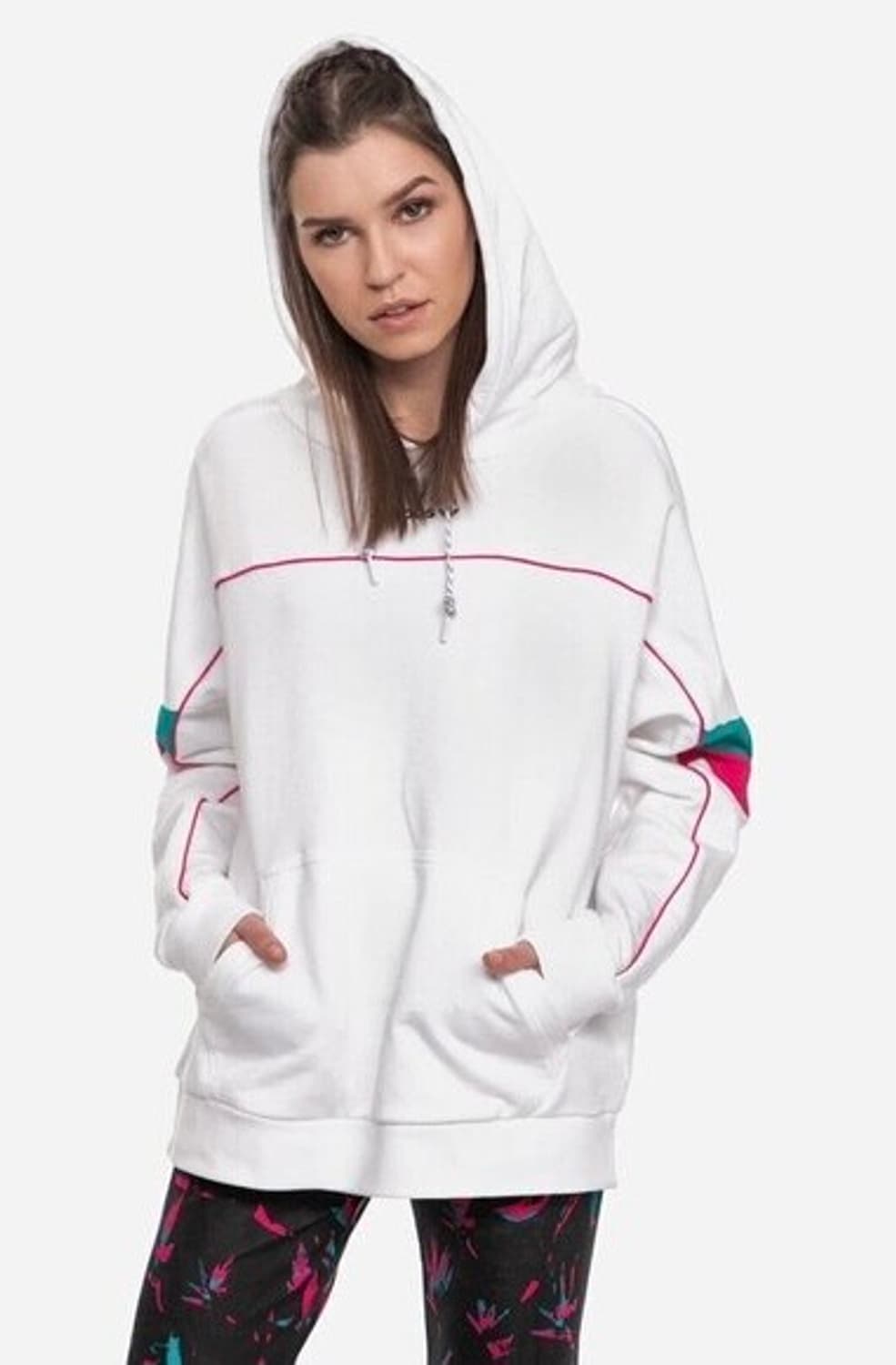 아디다스 여성 보이프렌드 후디 화이트 M 상품이미지1