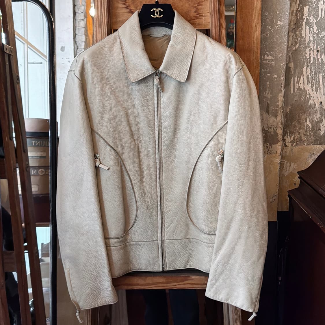 보테가베네타 사슴가죽 레더자켓 상품이미지1