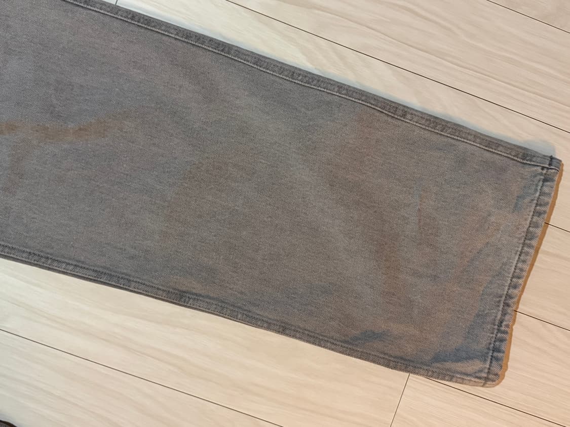 25FW 아모멘토 데님 팬츠 그레이 XL 상품이미지2