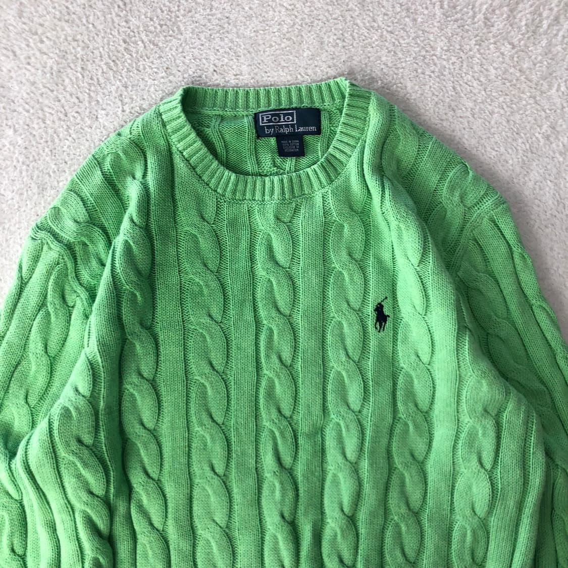 폴로랄프로렌 꽈배기 니트 상품이미지4