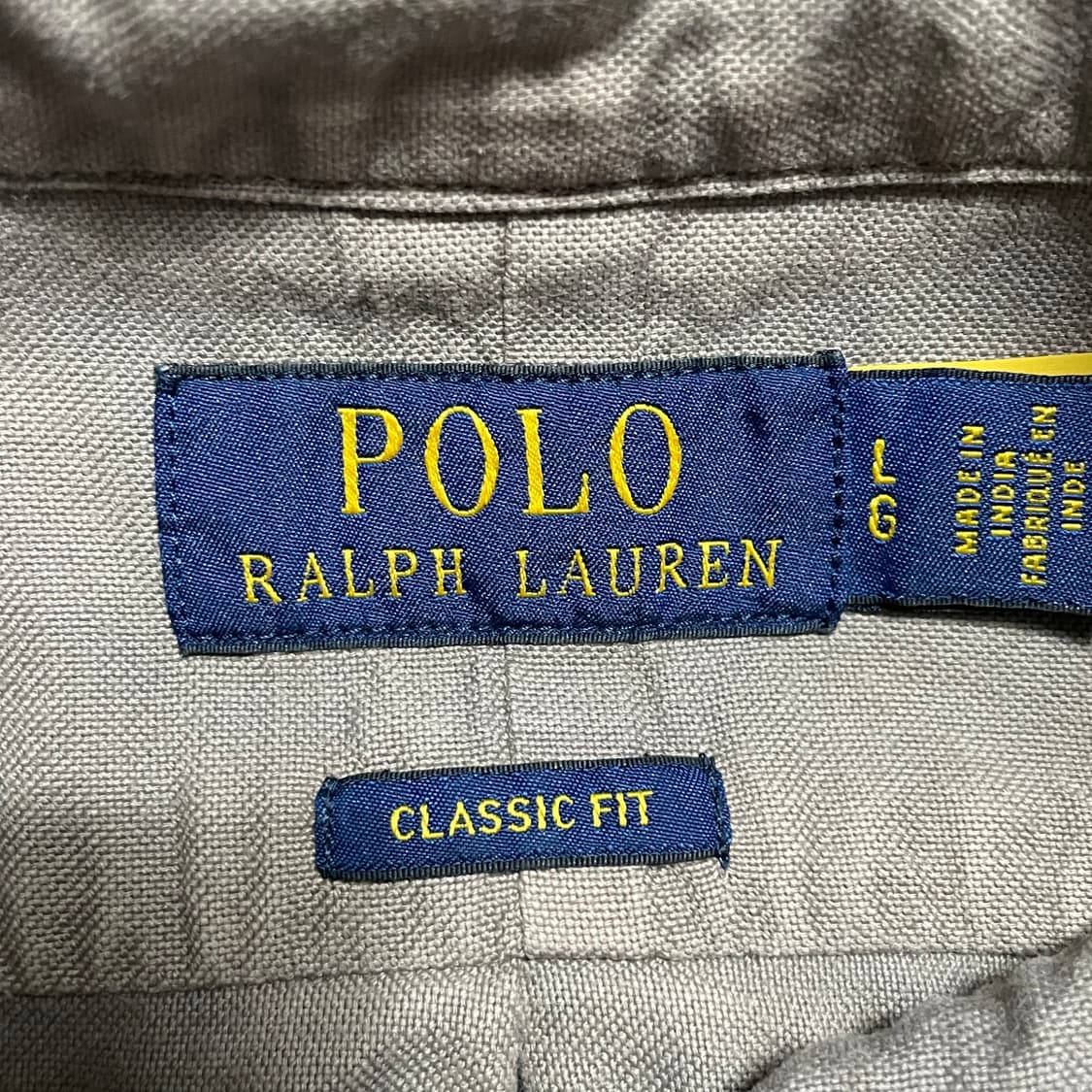 L 폴로랄프로렌 클래식핏 샌드 코튼 셔츠  상품이미지4