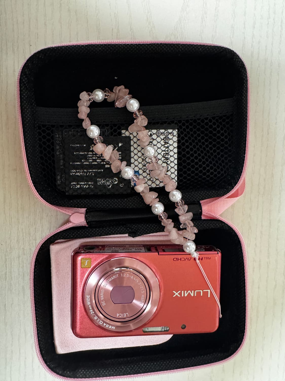 소프트 포커스&스티커)파나소닉 루믹스 fx80 핑크 디카 판매 상품이미지1