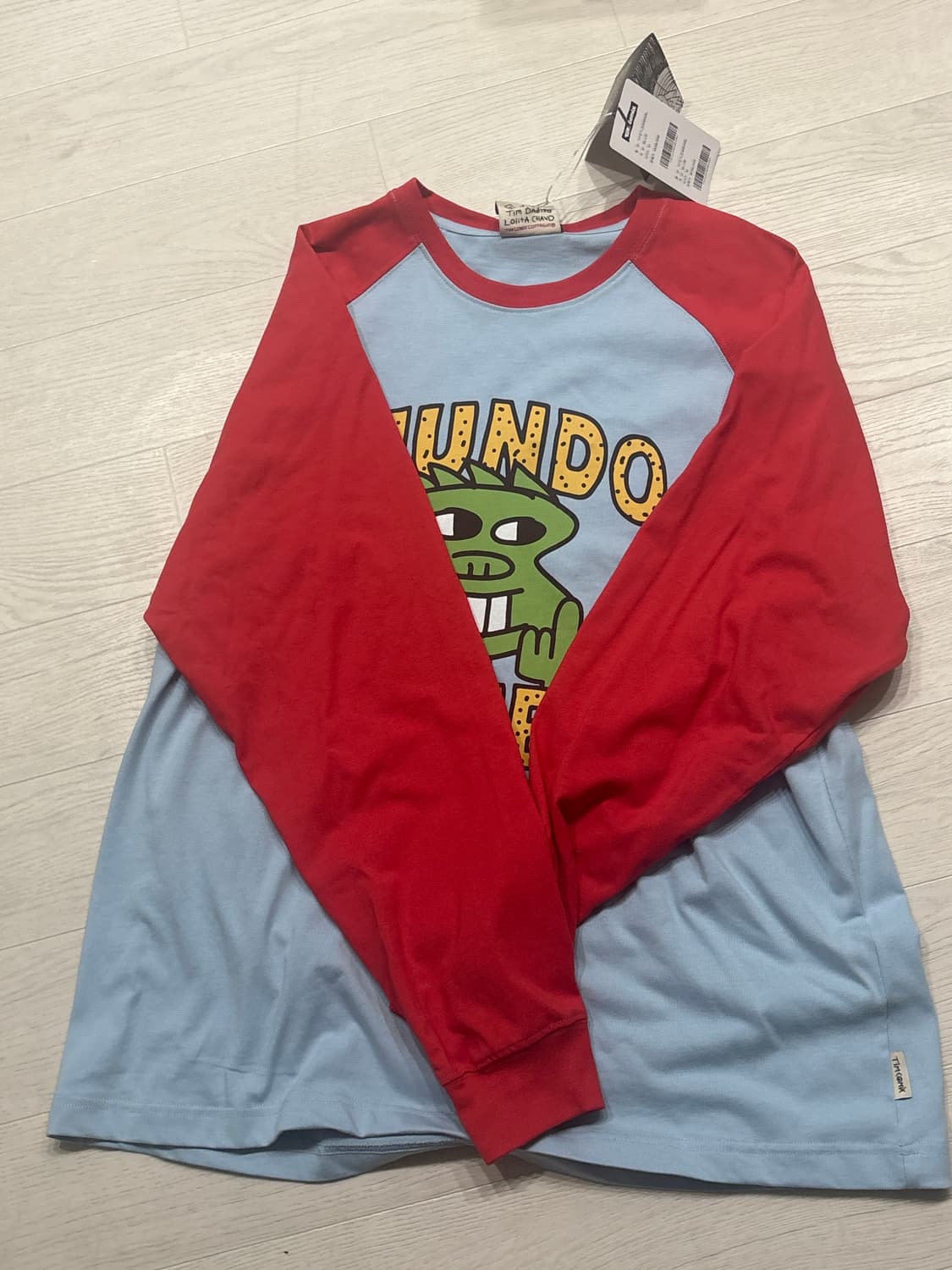 팀코믹스 롱슬리브 팔아요 상품이미지4