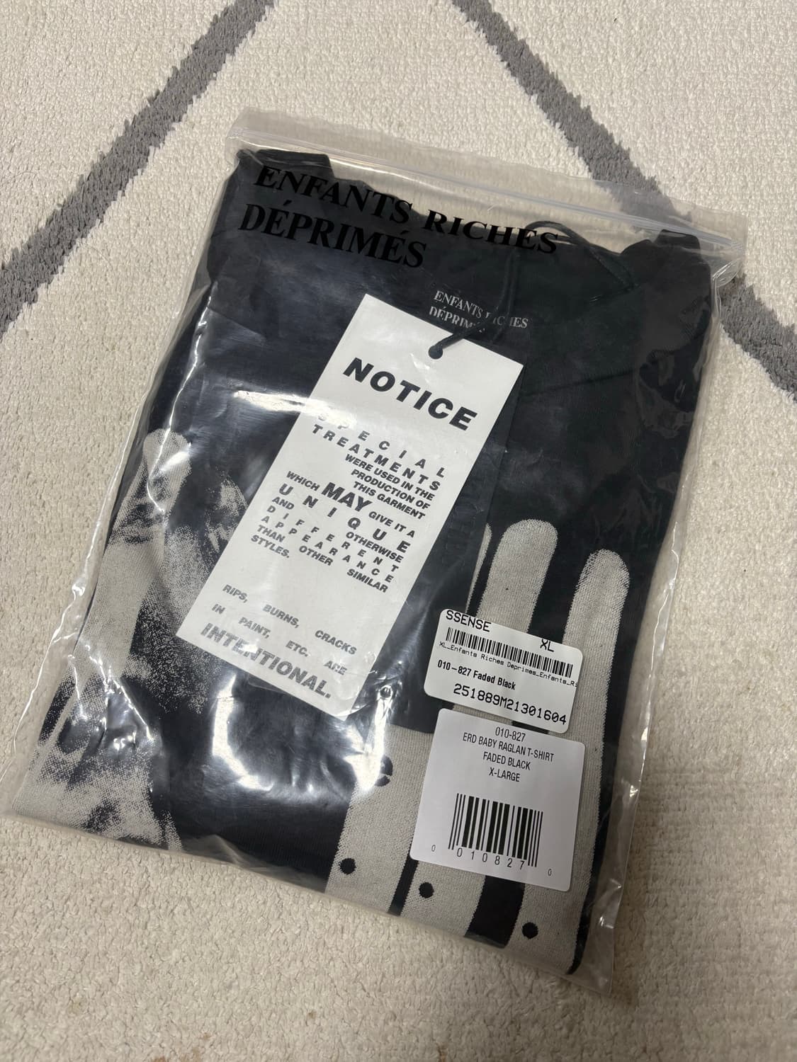 [XL] ERD 25ss Baby Raglan 티셔츠 앙팡리쉬데프리메 상품이미지3