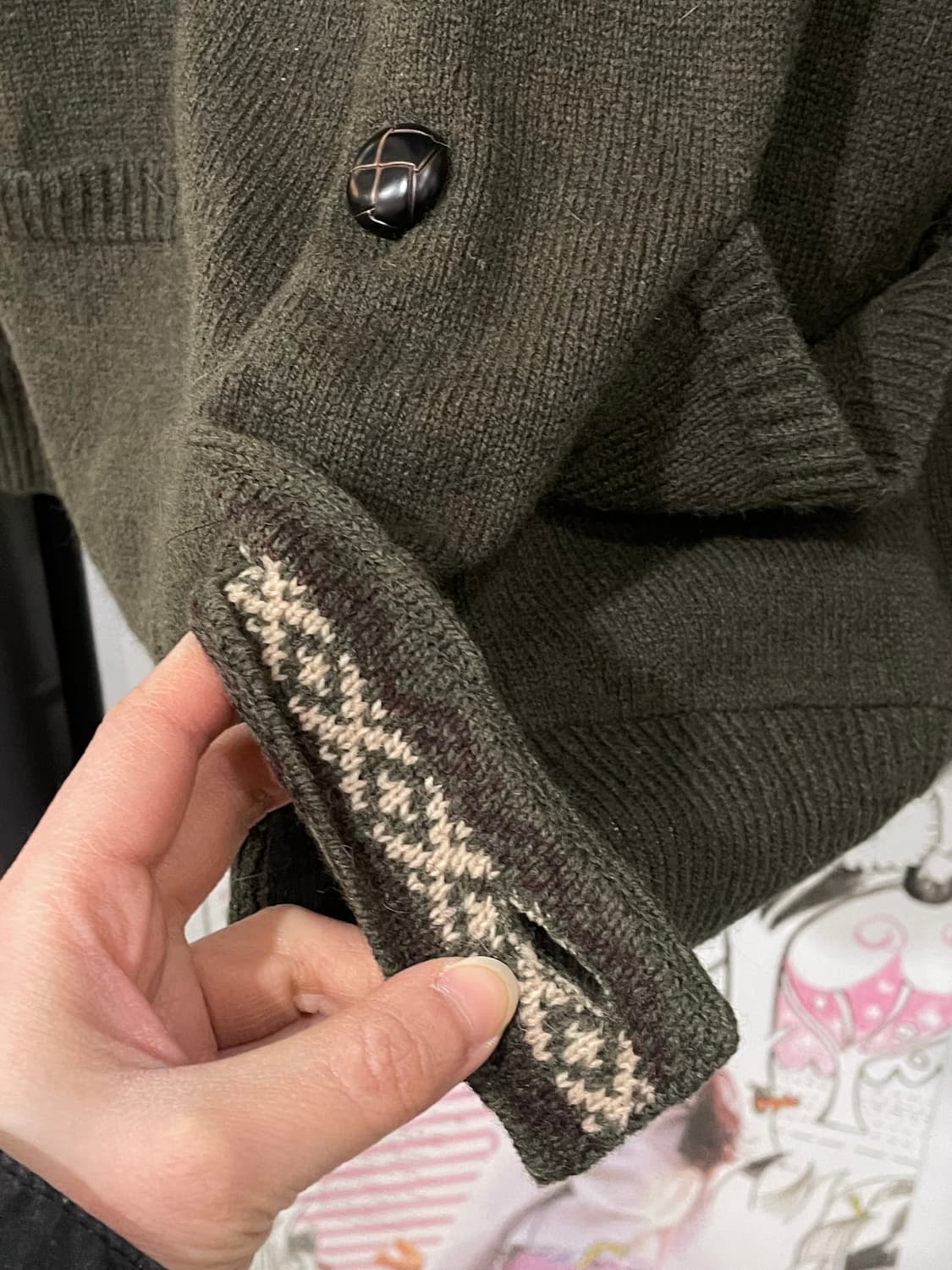 ships jet blue nordic cardigan 상품이미지7