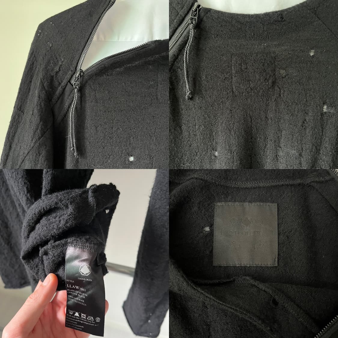 LEON LOUIS DAMAGED KNIT 상품이미지10