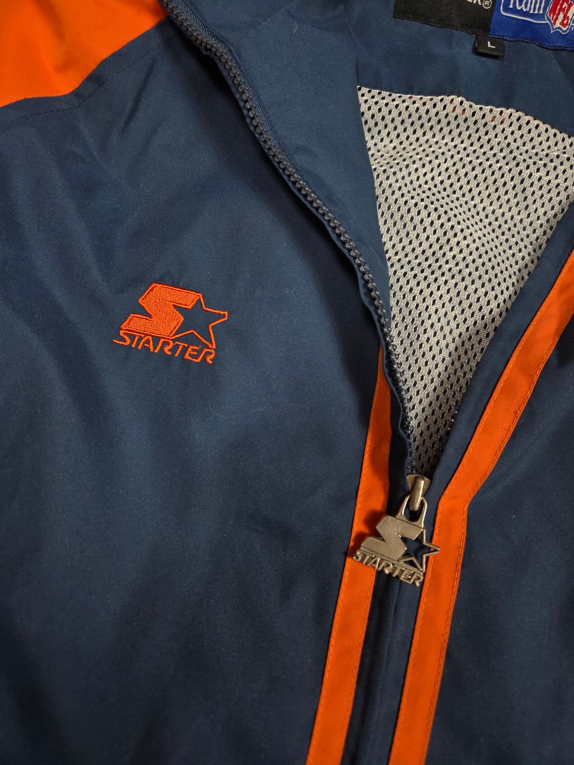 스타터 덴버 브롱코스 후드 바람막이 자켓 L 상품이미지8