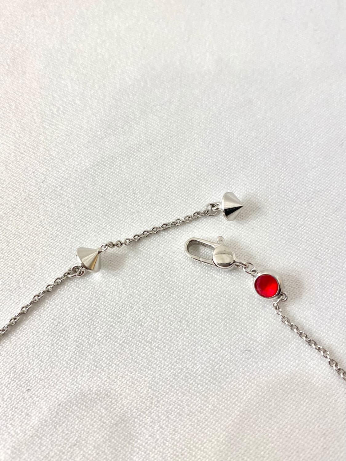Gucci red heart 925silver necklace 상품이미지3