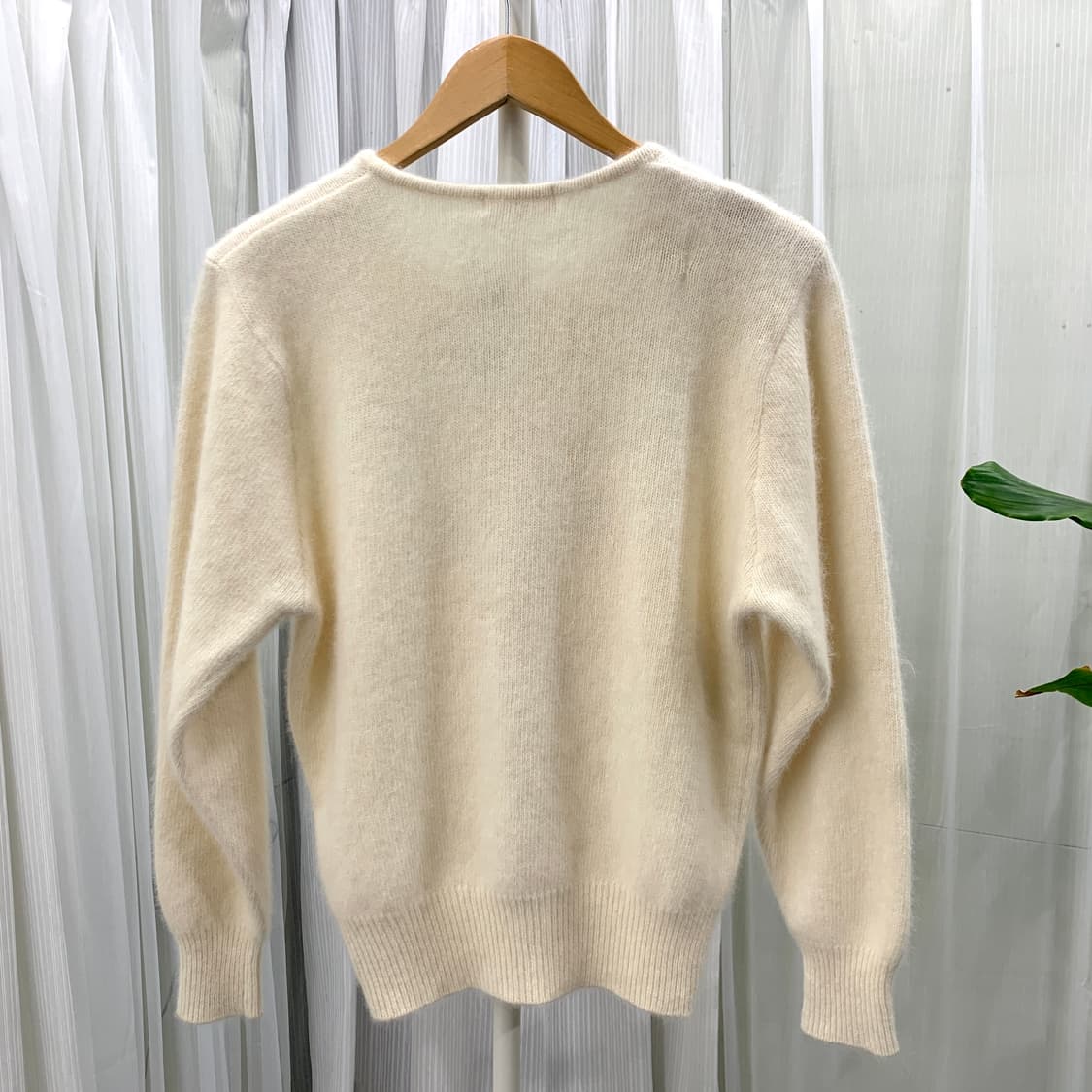 La Reine 울100 플라워 자수 진주 가디건 1791 상품이미지2