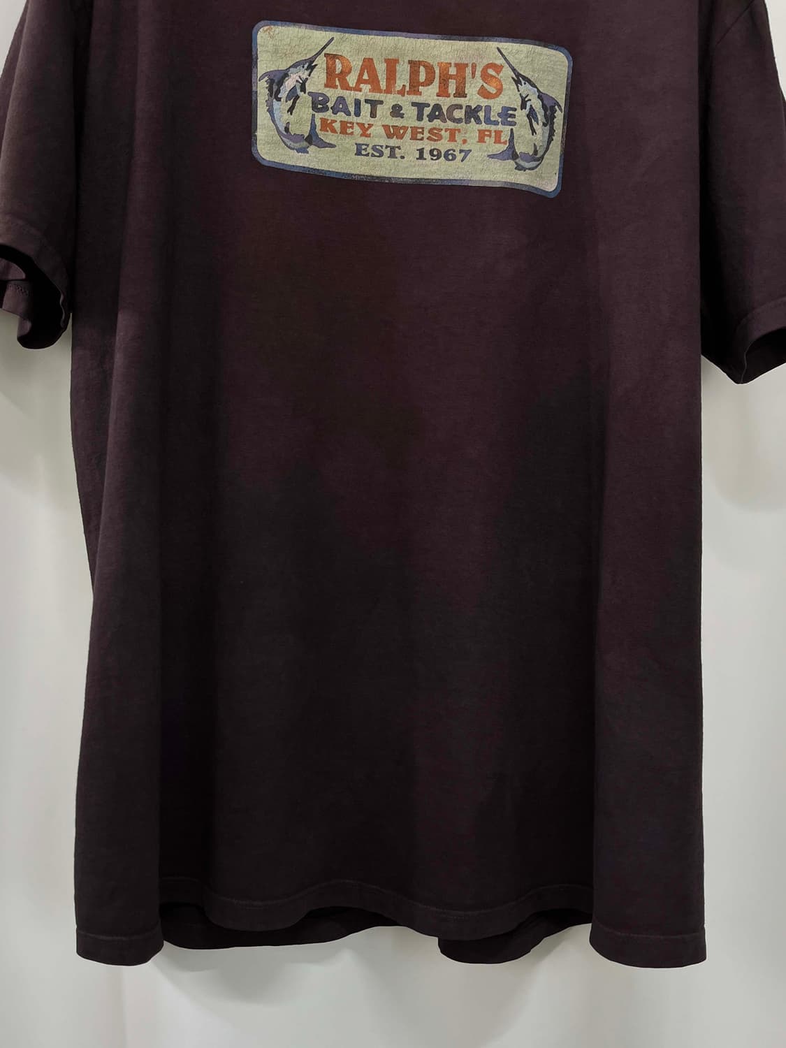 90's 폴로 랄프로렌 KEY WEST 스워드피쉬 페이드 반팔티 상품이미지5