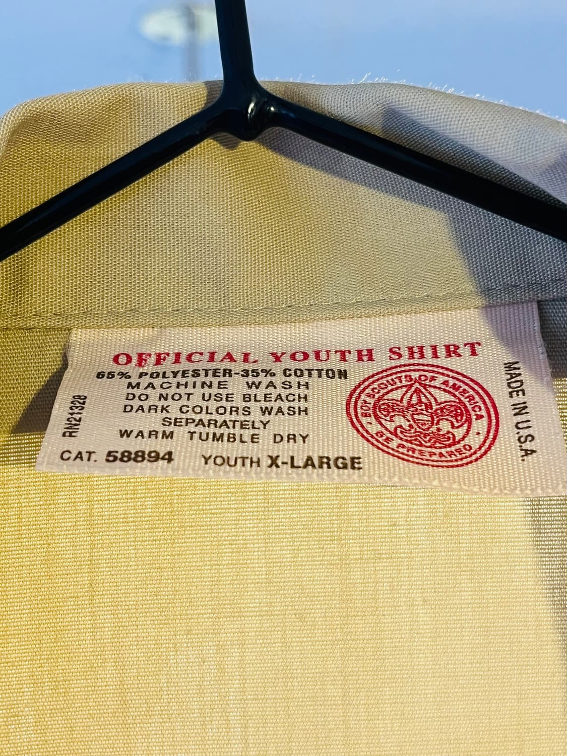 보이스카웃 유니폼셔츠(미국제) 상품이미지2