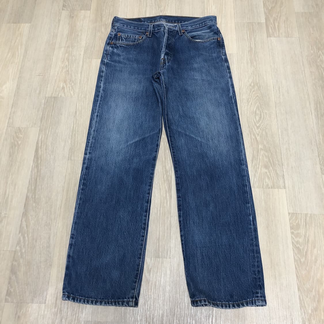 (30) 00's 리바이스 Levi's 501 스트레이트핏 중청 데님 상품이미지1