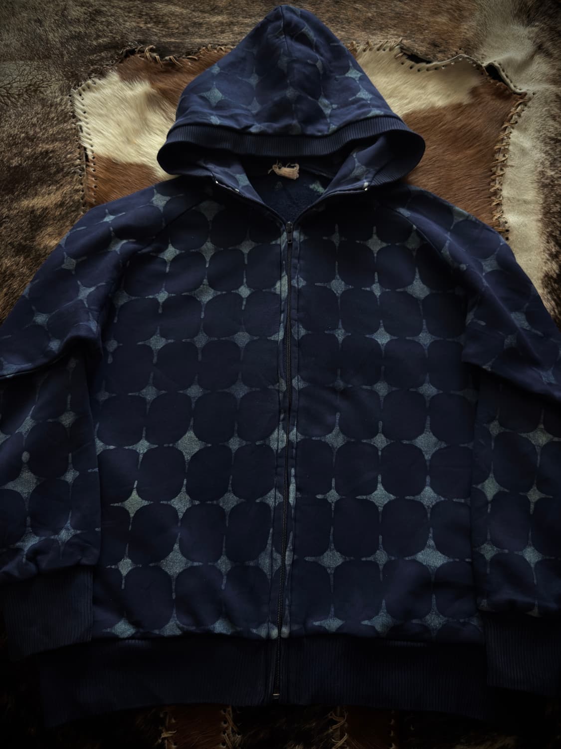Eternal Indigo Starburst Hoodie zip-up 상품이미지3