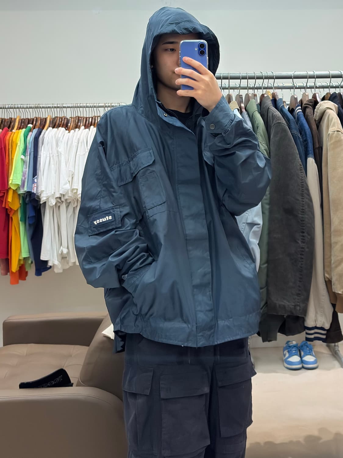 스투시 나일론 윈드브레이커 상품이미지8