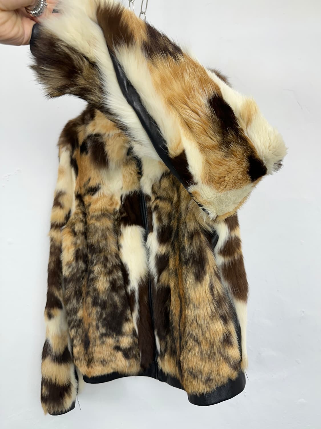 Fox Fur & Lambskin Panel Jacket 상품이미지6