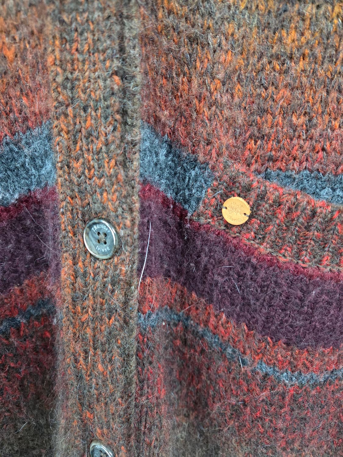 써스데이아일랜드  니트가디건 상품이미지4