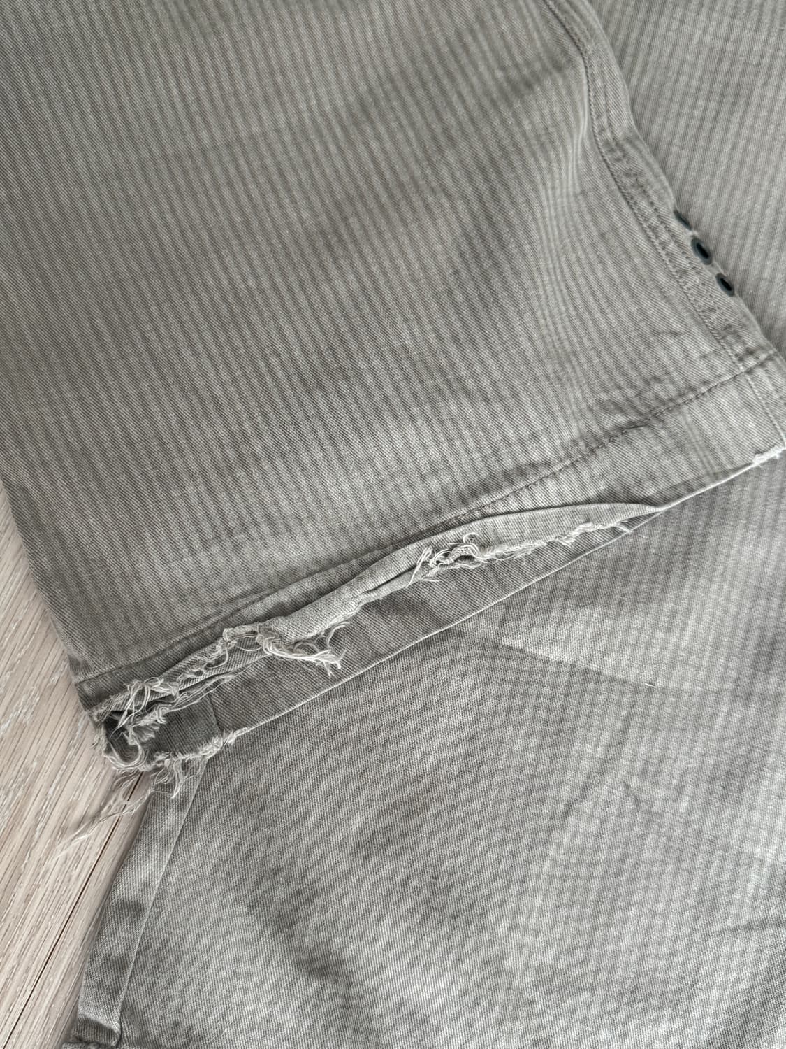 코이세이오 스트라이프 로우라이즈 팬츠 베이지 1 상품이미지4