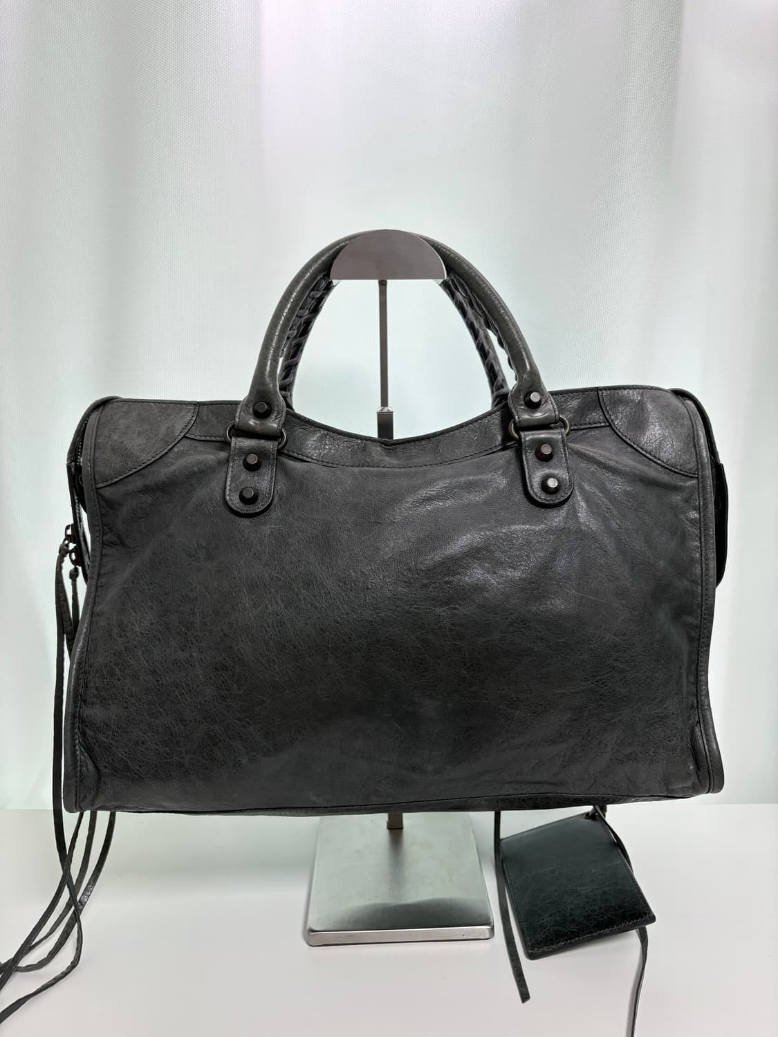 발렌시아가 시티 모터백 그레이 상품이미지3