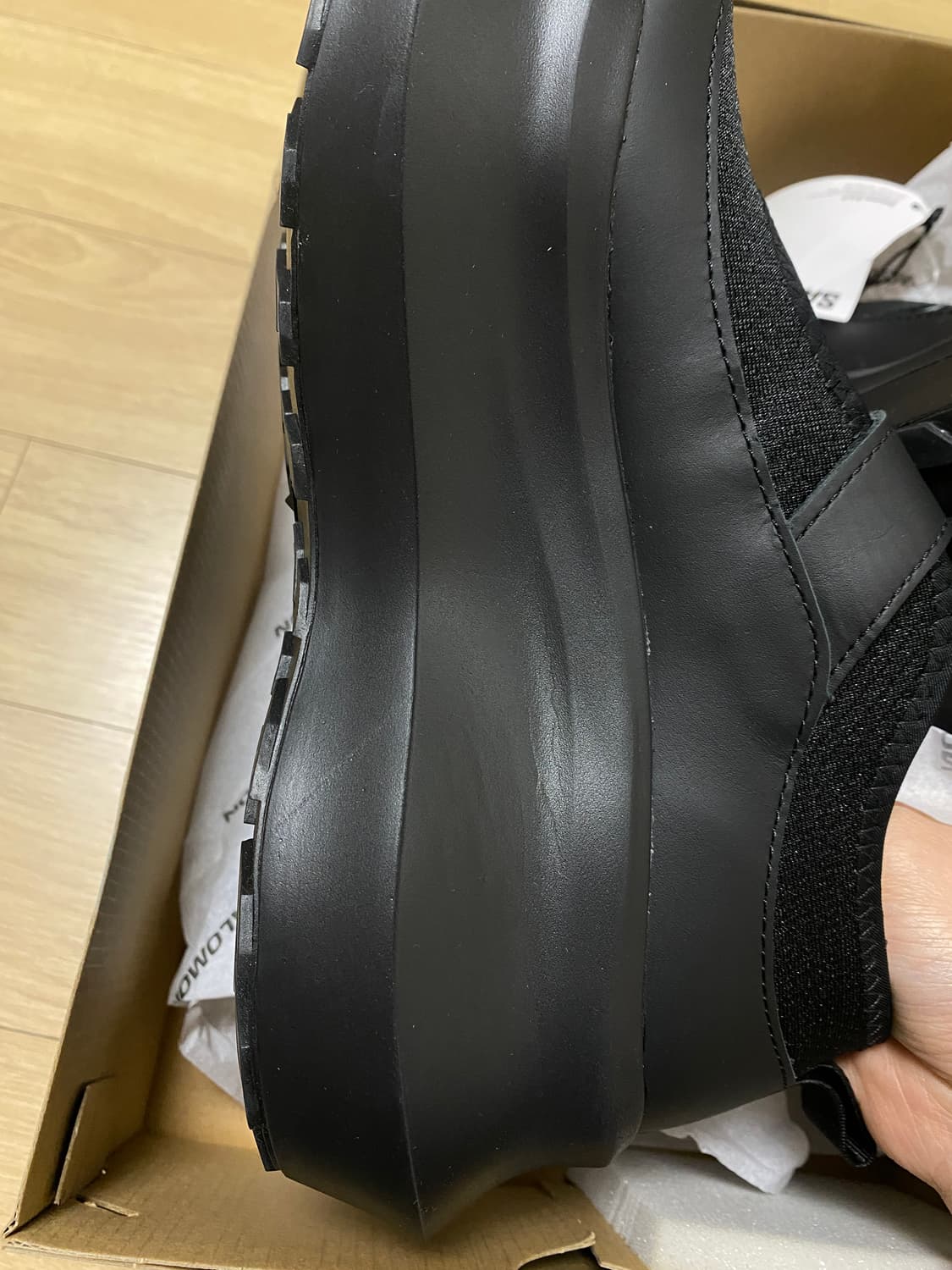 꼼데가르송 살로몬 메리제인 플랫폼 블랙 240 상품이미지6