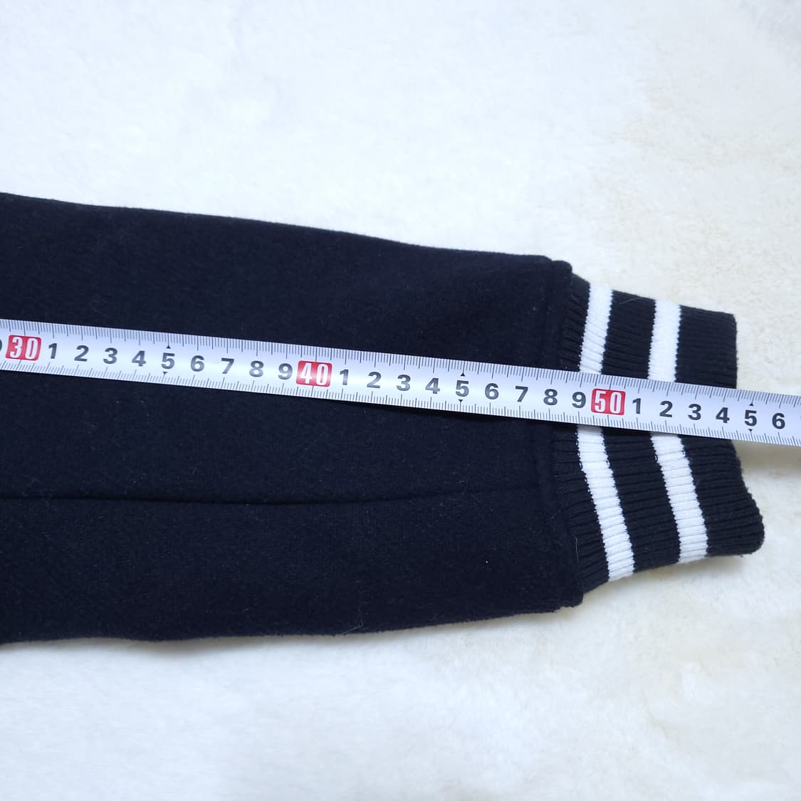 프로젝트 여성 울 바시티자켓 85 네이비 상품이미지6