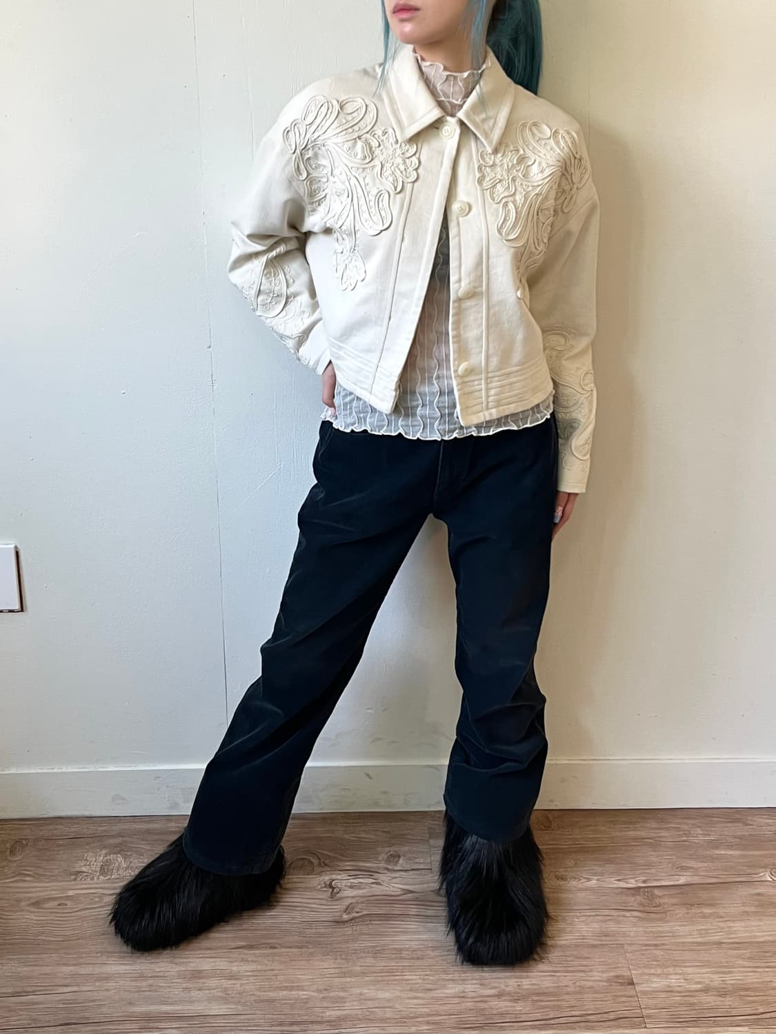 MOUSSY 페이즐리 크롭 자켓 상품이미지6