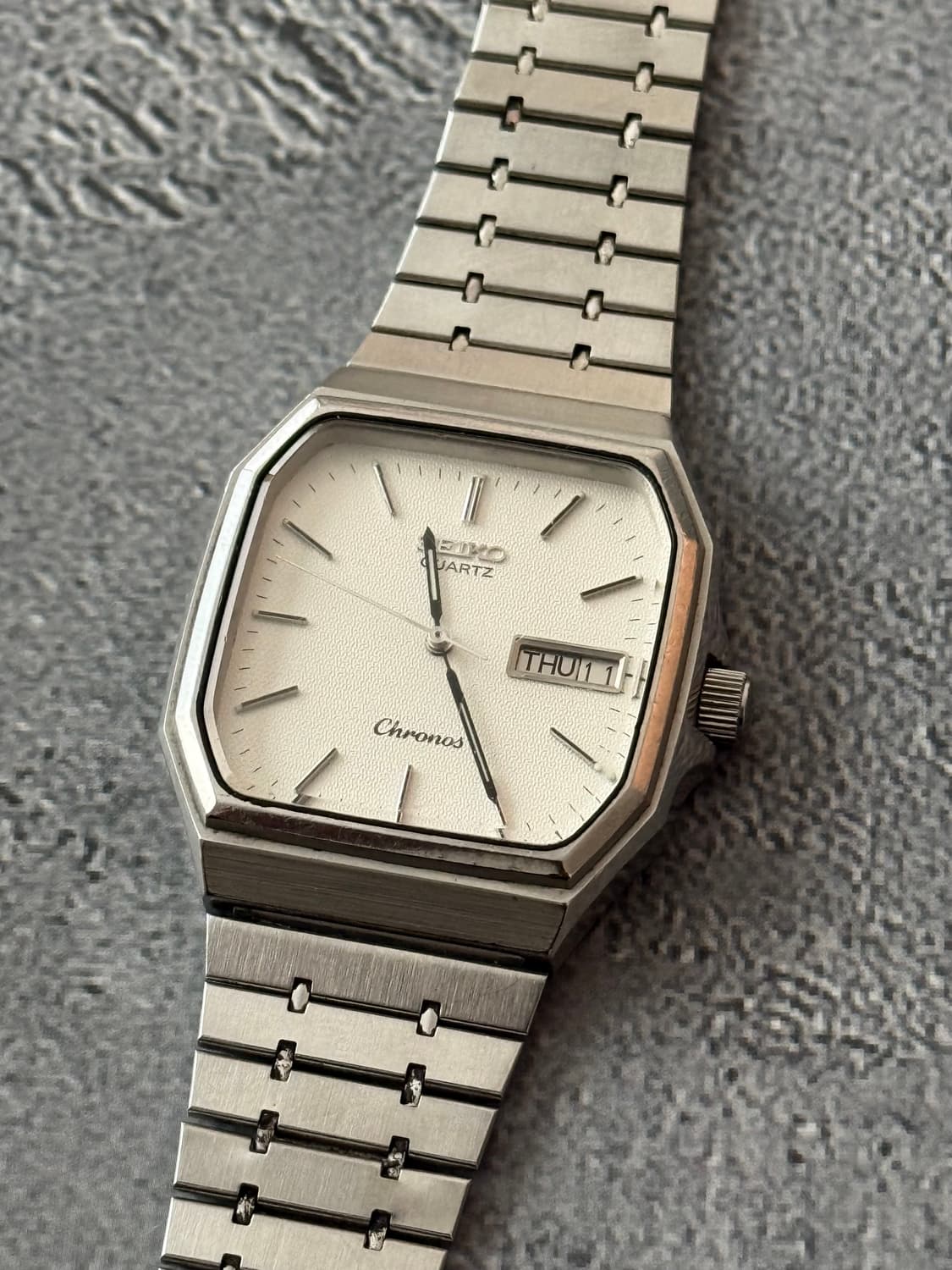 세이코 Seiko Chronos 쿼츠 스퀘어 상품이미지1