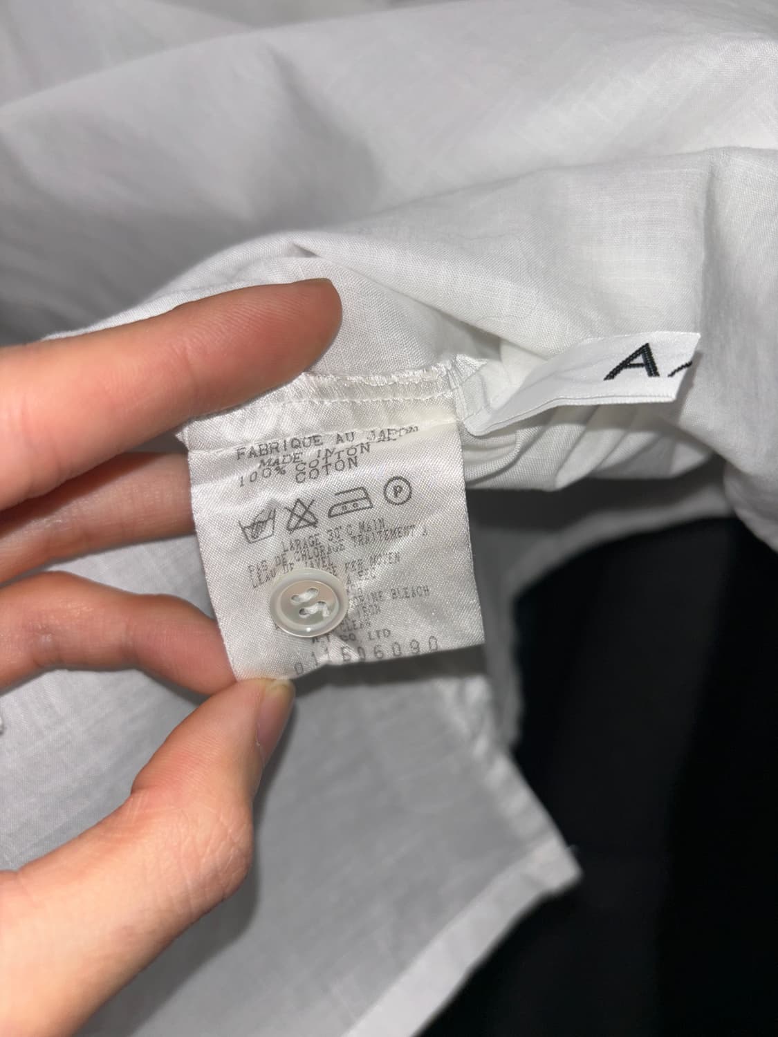 아츠로 타야마 프릴 블라우스 상품이미지5