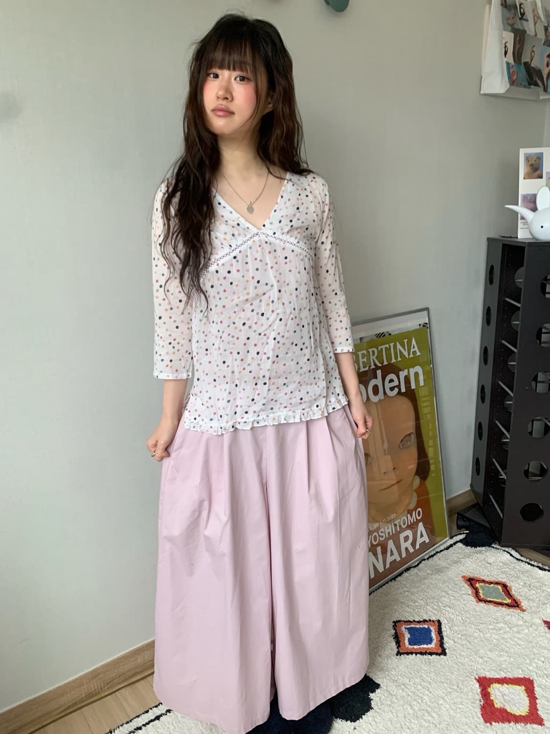 earth music, wide pants 상품이미지1