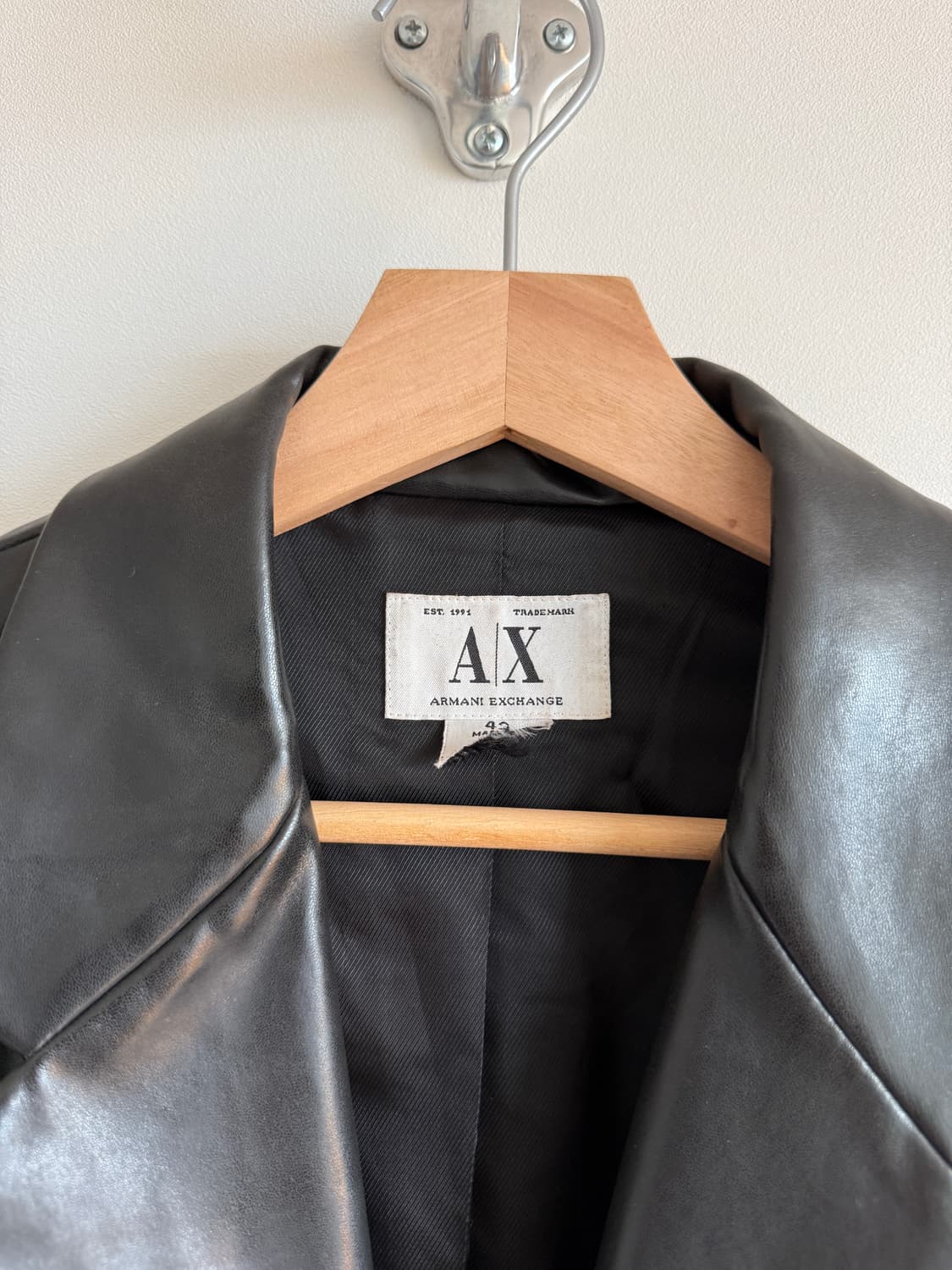 아르마니 익스체인지(A|X) 레더 자켓 상품이미지7