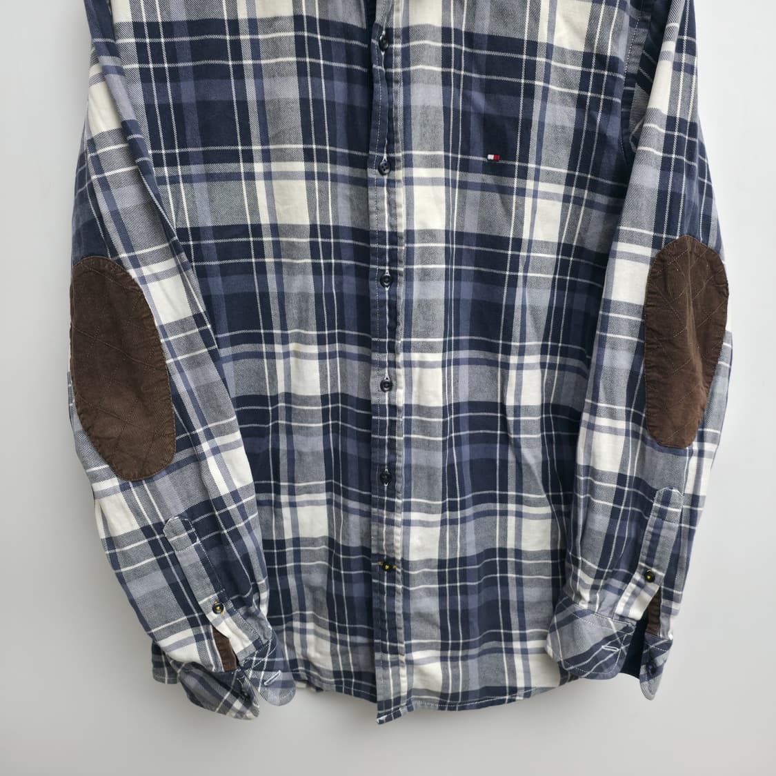 [L] 타미힐피거 엘보 패치 체크 셔츠 상품이미지4