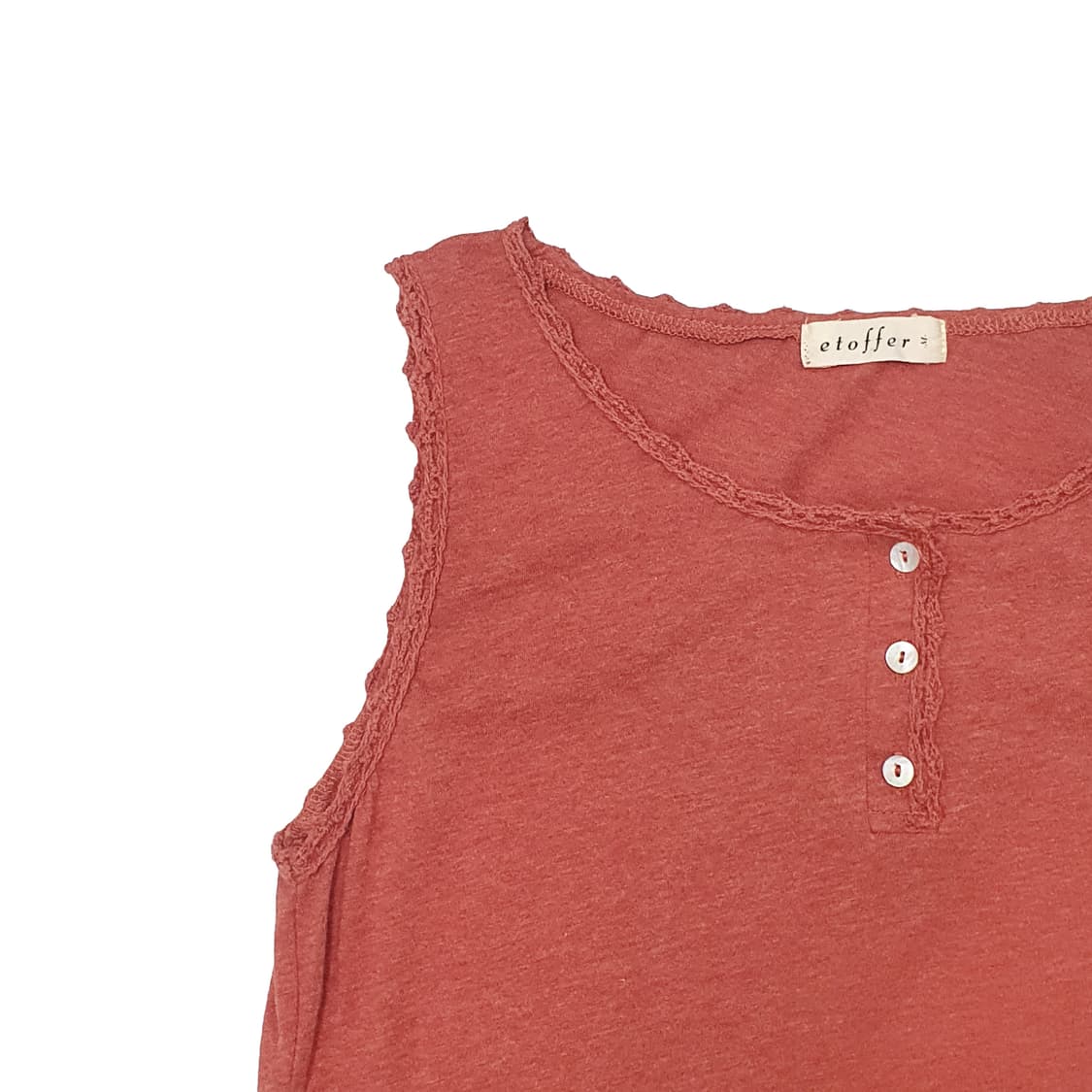 슬리브리스 미니원피스 탑 다크오렌지 상품이미지4