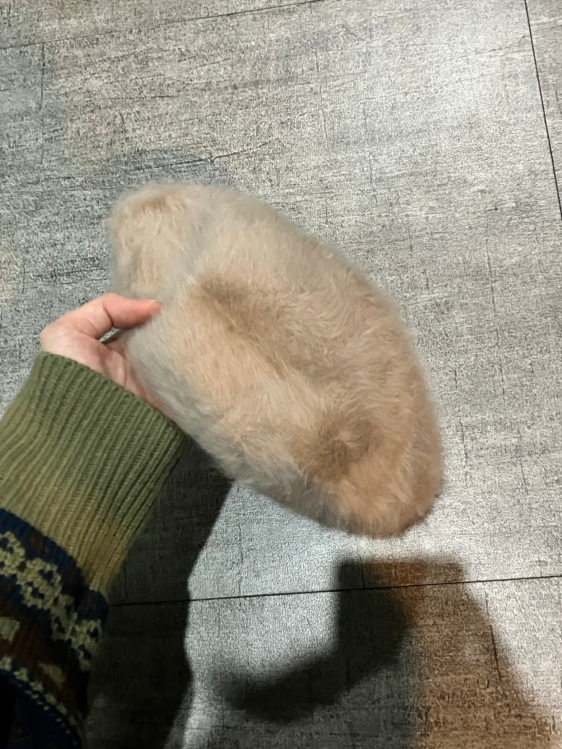 일본빈티지 Hjgazhuling 하구미모리걸 달천깔페어리 앙고라베레모 상품이미지3