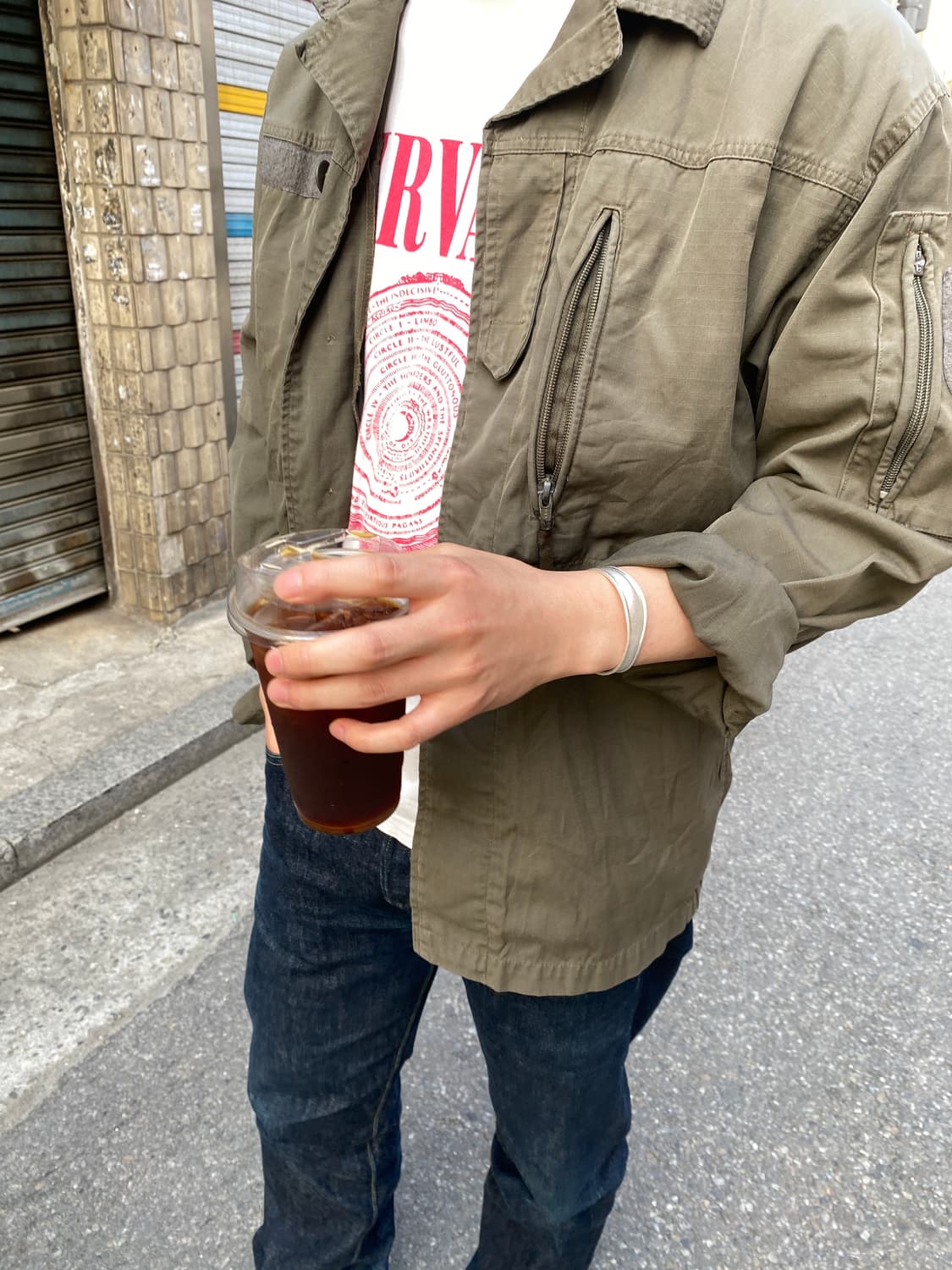무광 빈티지 볼드 뱅글 팔찌 상품이미지5