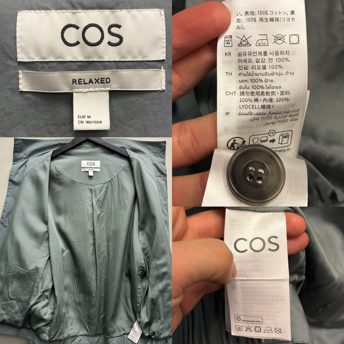 (M/100)COS 코스 라이트 웨이트 유틸리티 오버셔츠 셔켓 자켓 상품이미지9