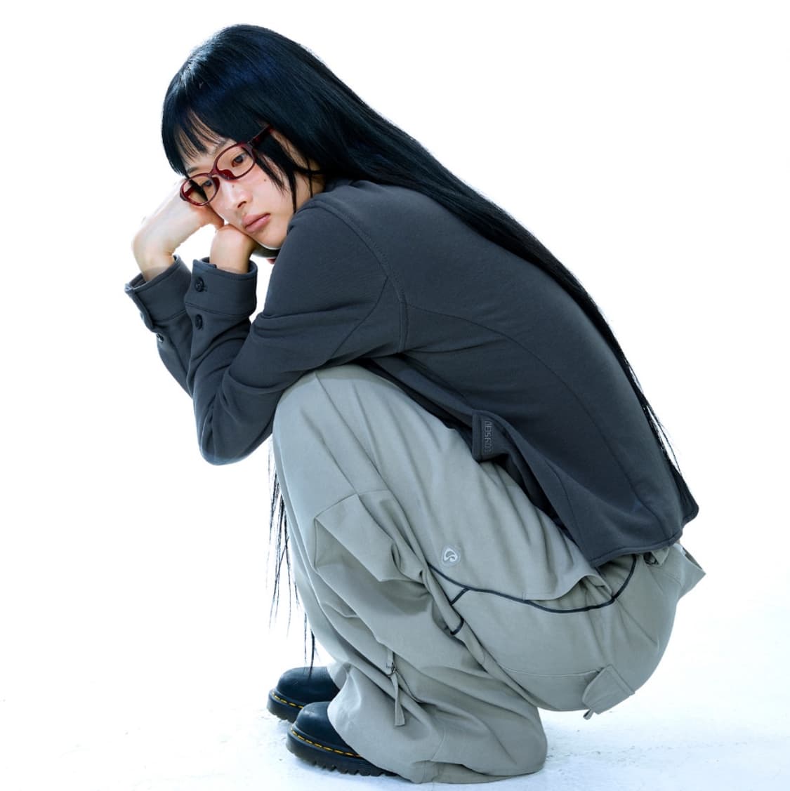 [2] 코이세이오 소프트 스트랩 라인 팬츠 베이지 상품이미지7