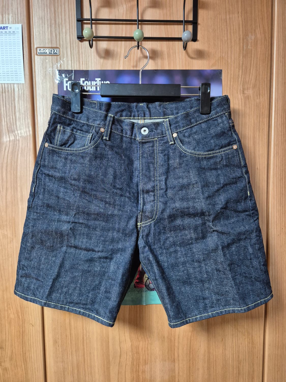 아웃스탠딩 WW2 셀비지 데님 쇼츠 S 인디고 상품이미지1