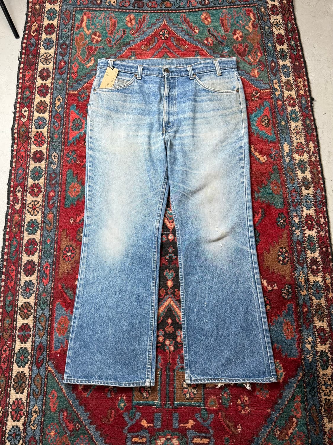 80's USA Made 빈티지 리바이스 517 오렌지탭 부츠컷 상품이미지2