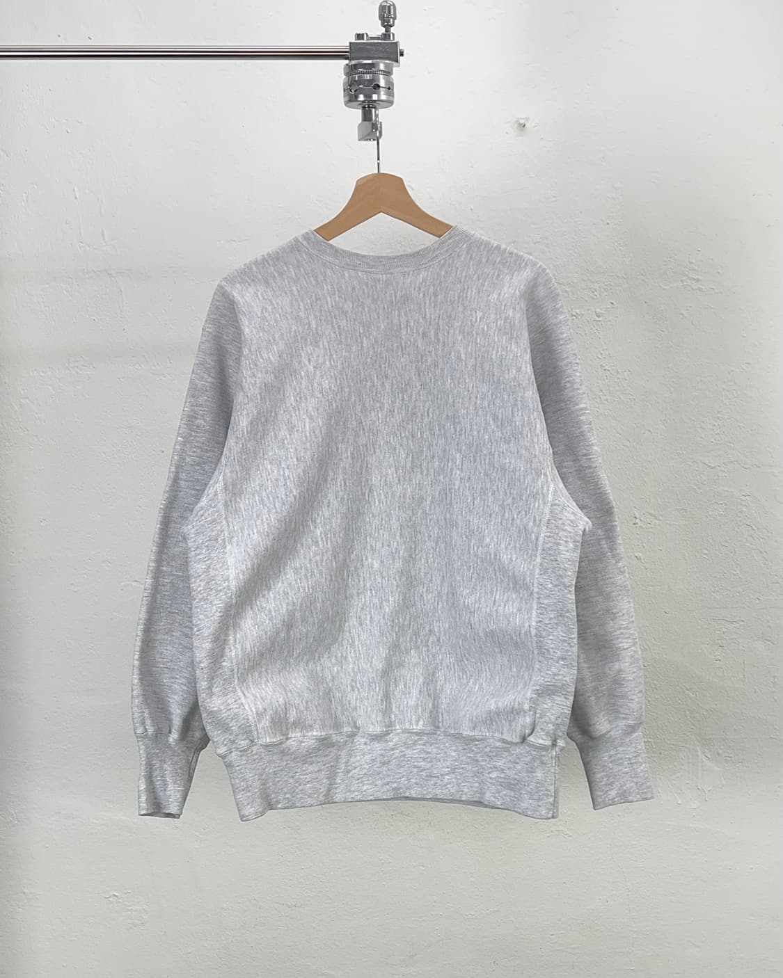 챔피온 라이트 그레이 리버스 위브 스테이츠맨 호바트 크루넥 스웨트 셔츠 상품이미지6