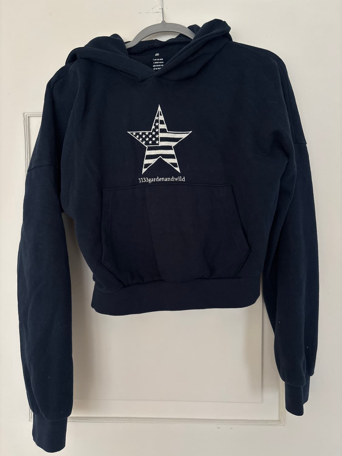 1133garden 별 크롭 후디 상품이미지1