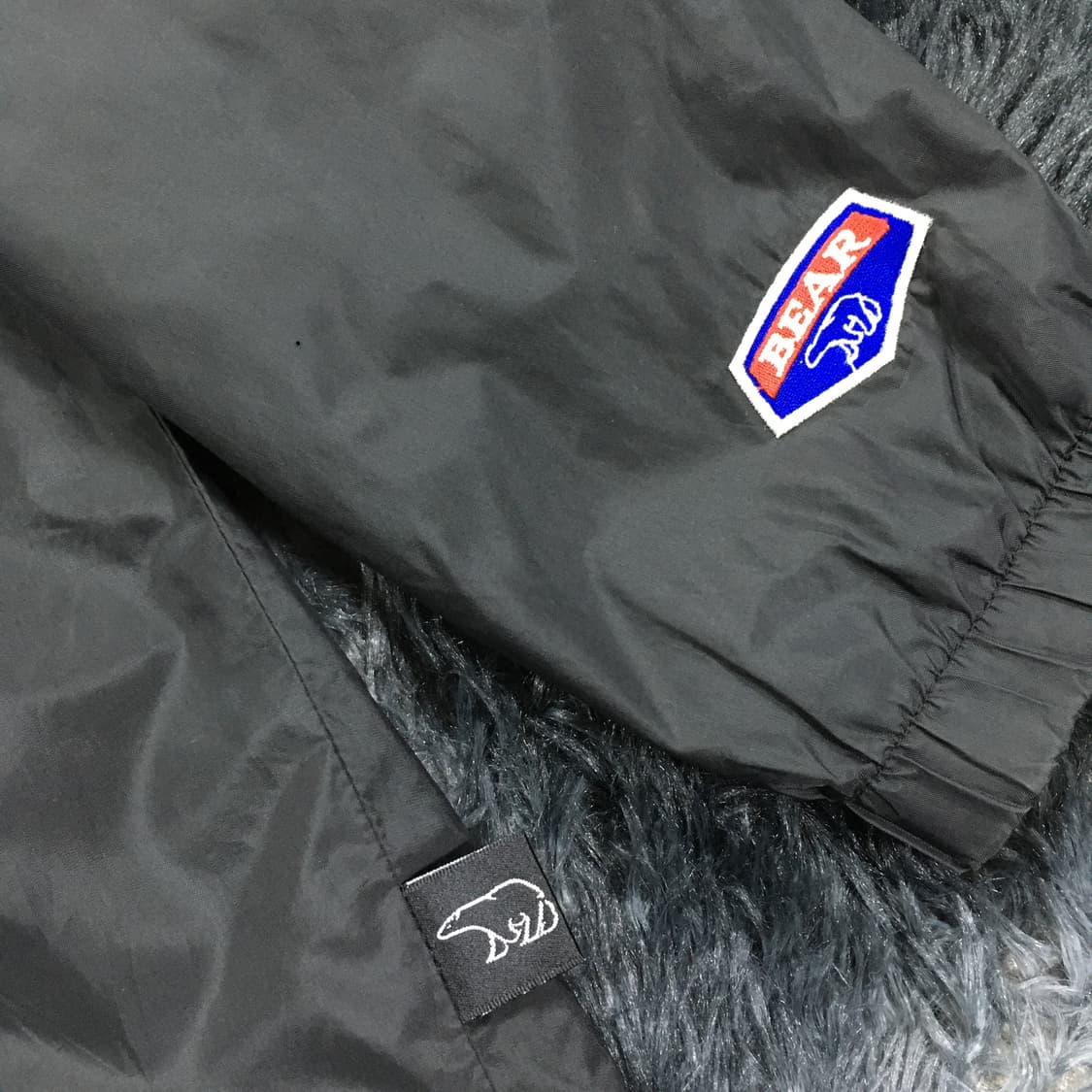 투티/0282 newyork usa bear 블랙 코치 자켓 빈티지 바막 상품이미지6